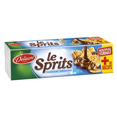 Delacre Sprits Milk Chocolate Biscuits - 200g
