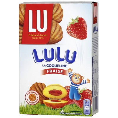 Lulu La Coqueline Fraise 165g