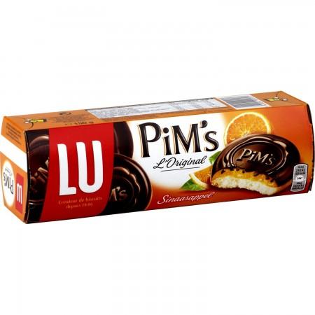 ORANGE FLAVOURED FLAT CRUNCHY COOKIES PIM'S LU