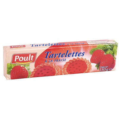 150G X8 TARTELETTE FRAISE POULT