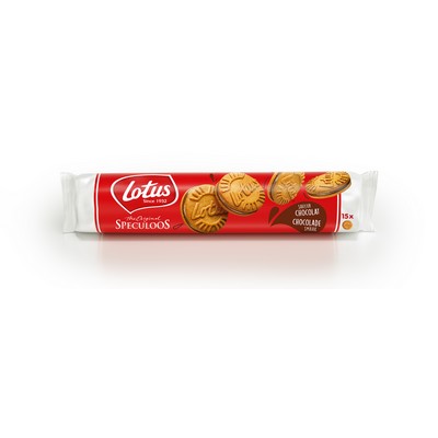 LOTUS BISCOFF Filled Speculoos Biscuits - Chocolate Flavored Cream - 150g