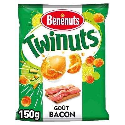 Bénénuts Twinuts Grilled Bacon Flavour 150g
