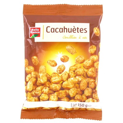 CACAHUETE GRILLEE A SEC BF SACHET 150 G