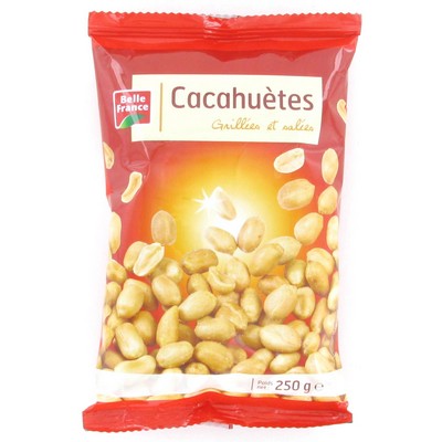 CACAHUETE GRILLEE ET SALEE BF SACHET 250 G