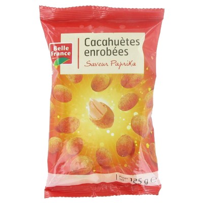 CACAHUETE ENROBEE SAV PAPRIKA BF SACHET 125 G