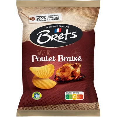 Brets Aro Poulet Braisé 125g