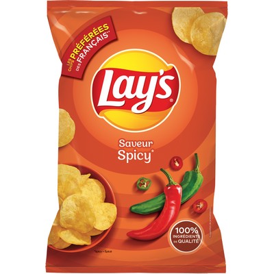 CHIPS SPICY 130G   LAY'S