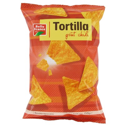 Chili Flavored Tortilla Belle France 150g