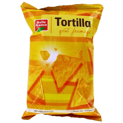Cheese-Flavored Tortilla Belle France 150g