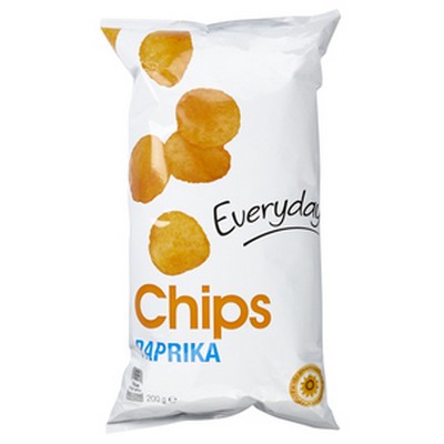 ST 200G.CHIPS PAPRIKA EVERYDAY