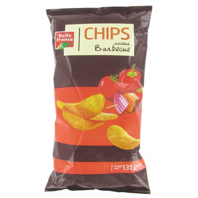Belle France Barbecue Chips 135g Bag