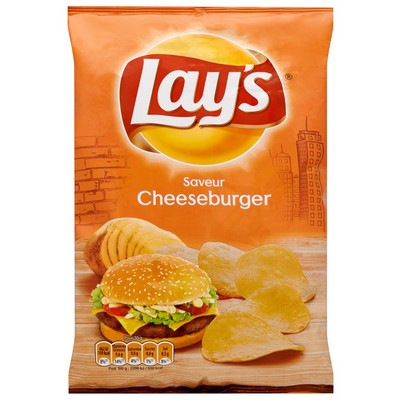 LAY'S CHEESEBURGER FLAVOUR 120G