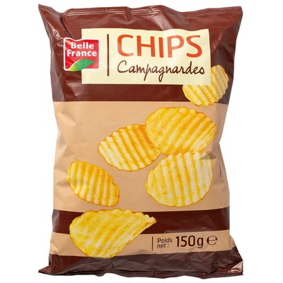 CHIPS CAMPAGNARDE BF SACHET 150 G