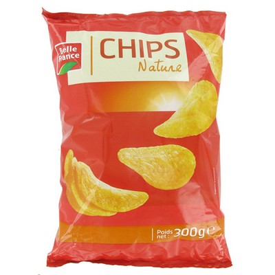 Belle France Classic Potato Chips 300g Bag