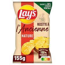 Lays Old-Fashioned Natural Chips 155g
