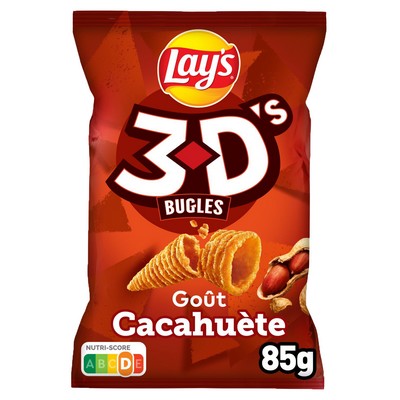 Lay's 3D's Peanut Flavored Snack Biscuits 85g