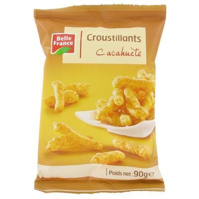 Belle France Crunchy Peanut Snack 90g Bag