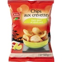 CHIPS AUX CREVETTES GOUT EPICE CITRON VERT 50G