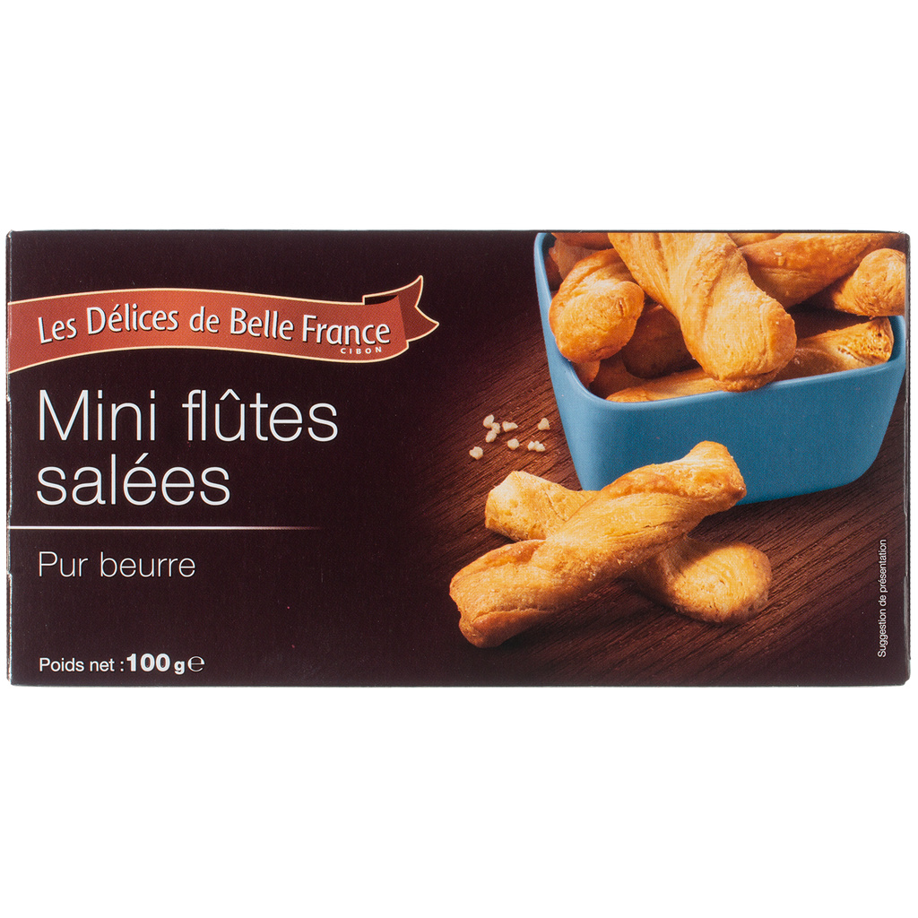 MINI FLUTE FEUILLETEE SALEE PB DBF ETUI 100 G