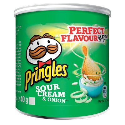 Chips Tuiles Pringles Crème et Oignon - 40g