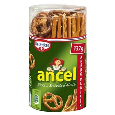 Biscuit apéritif ancel Sticks Bretzels 137g