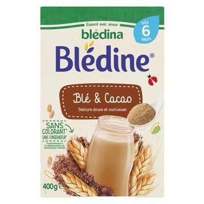 BLEDINA BLEDINE Blé et Cacao 400g Dès 6 mois