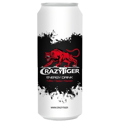CRAZY TIGER ENERGY 500ml Canette