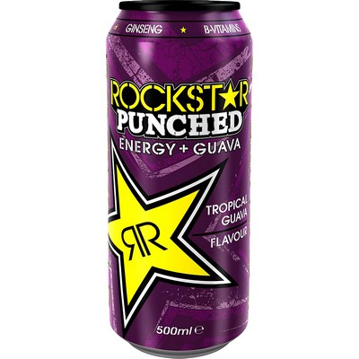 Rockstar Energy Drink Punched goût tropical goyave 50 cl
