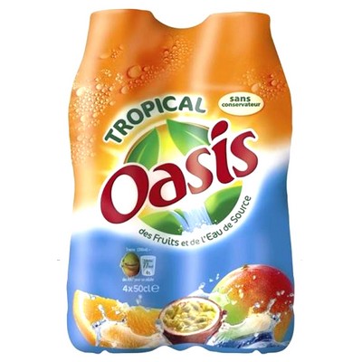 OASIS TROPICAL 4X50CL PET