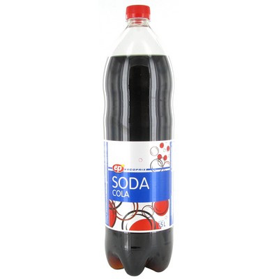 PET FIZZY COLA SODA 1,5 L *