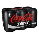 Coca-Cola Zero Sugar 6x33cl Sleek Cans