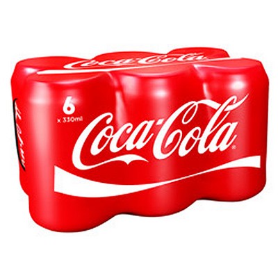 COCA-COLA Can 33cl x6 Sleek