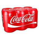 COCA-COLA Can 33cl x6 Sleek