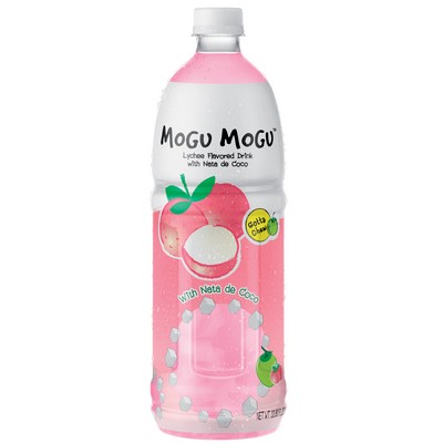 PET 1L LITCHI NATA DE COCO MOGU MOGU