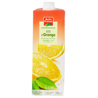 ABC Orange Juice Belle France 1L Carton
