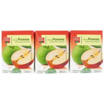 P 6 APPLE JUICE BOXES 20CL BF