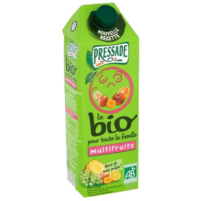 Pressade Organic Multifruit Nectar 1L
