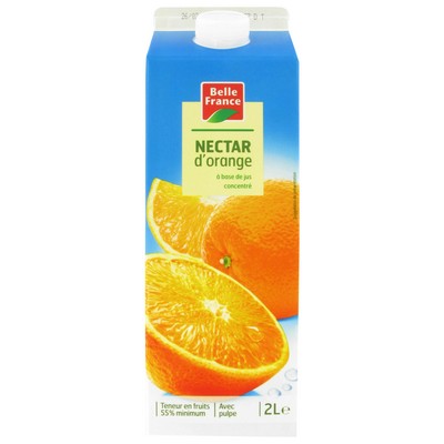 Belle France Orange Nectar 2L Carton