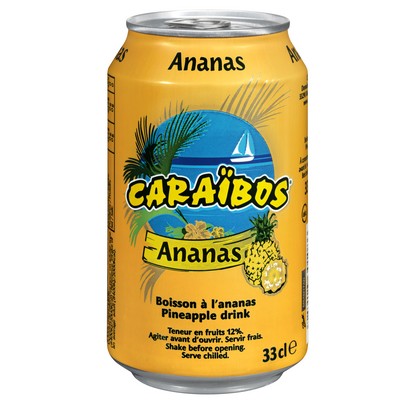 33cl Pineapple Juice CAN Caraibos