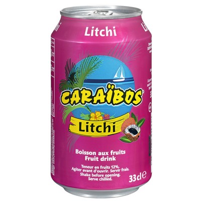 CAN 33CL Litchi Juice Caraïbos