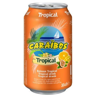 CAN 33CL JUS TROPICAL CARAIBOS