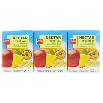 ABC Multi-Fruit Nectar Belle France 6 x 20cl Cartons