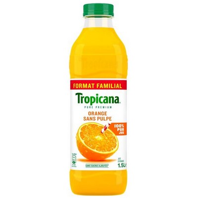 Tropicana 100% Orange Juice No Pulp 1.5L