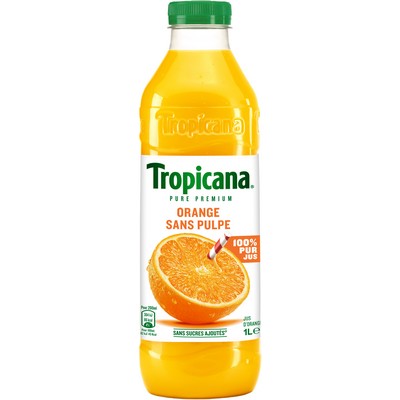 B1L PUR JUS ORANGE S/PULPE TROPICANA