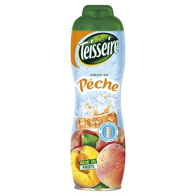 Teisseire Peach Syrup 60cl Bottle