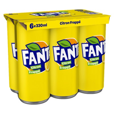 Fanta Citron Frappé Pack 6x33CL Canettes