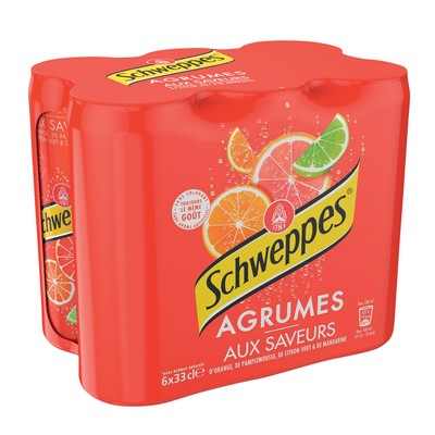 SCHWEPPES Citrus Slim Can 6x33cl