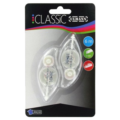 2 Mini Correction Tapes 6 x 5 mm