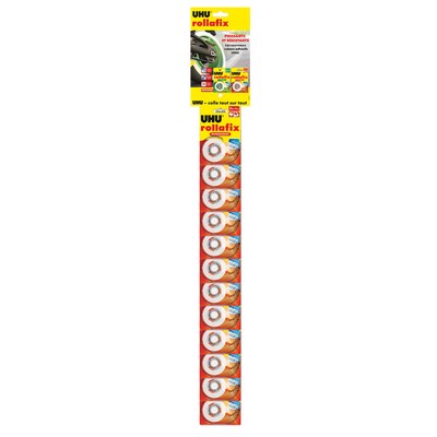 X1 Rollafix Transparent Tape Dispenser 25m x 19mm