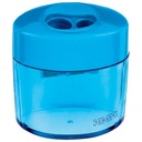 Dual-Use Plastic Pencil Sharpener with Shavings Reservoir – Packaged on Header Card
